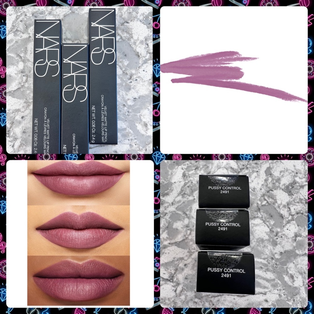 NARS Velvet Matte Lip Pencil Bundle ‘P*ssy Control’